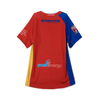 Red, Yellow And Blue Short-sleeved Rugby Jersey