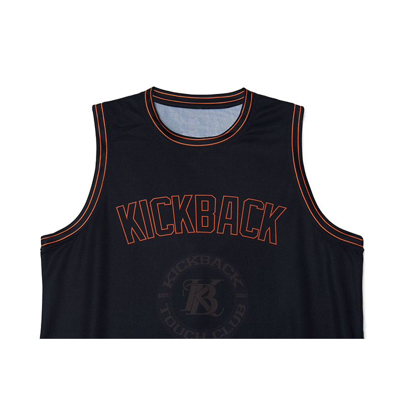 Black Breathable Sports Vest