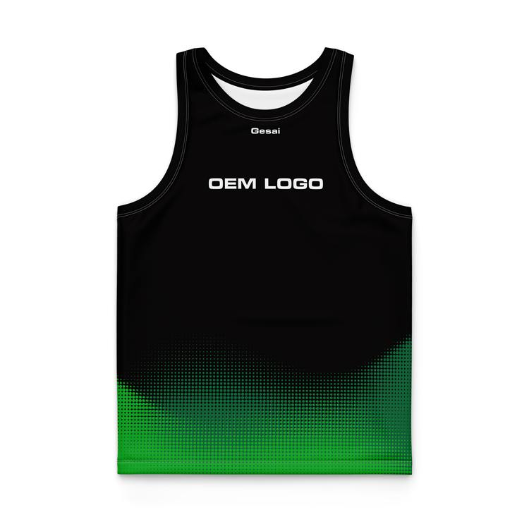 Custom Design 100% Polyester Sublimated Training Vest Singlet Sports