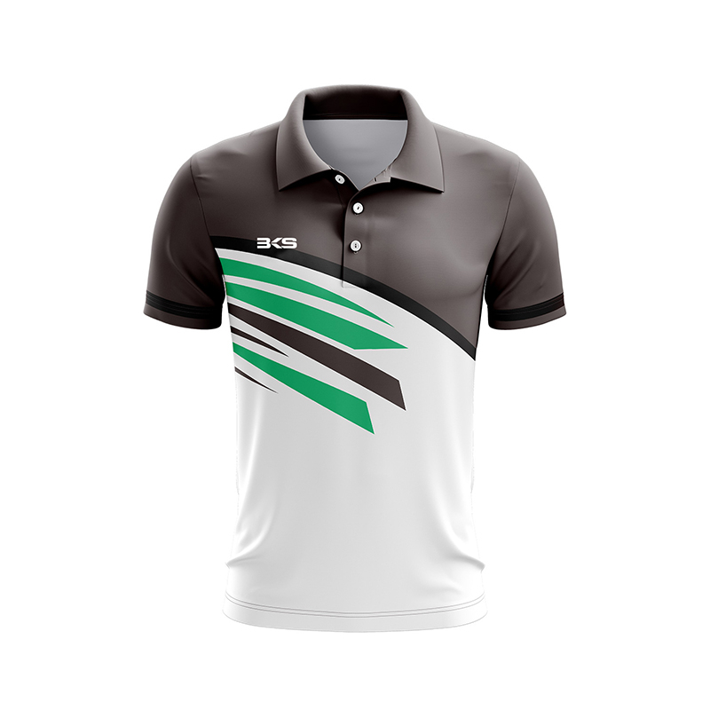 Men's Breathable Polo Short-sleeved Jersey