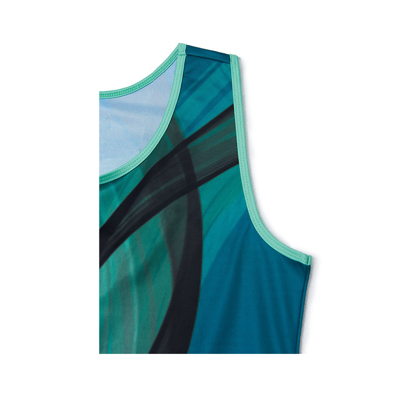 Dark Green Super Breathable Sports Vest