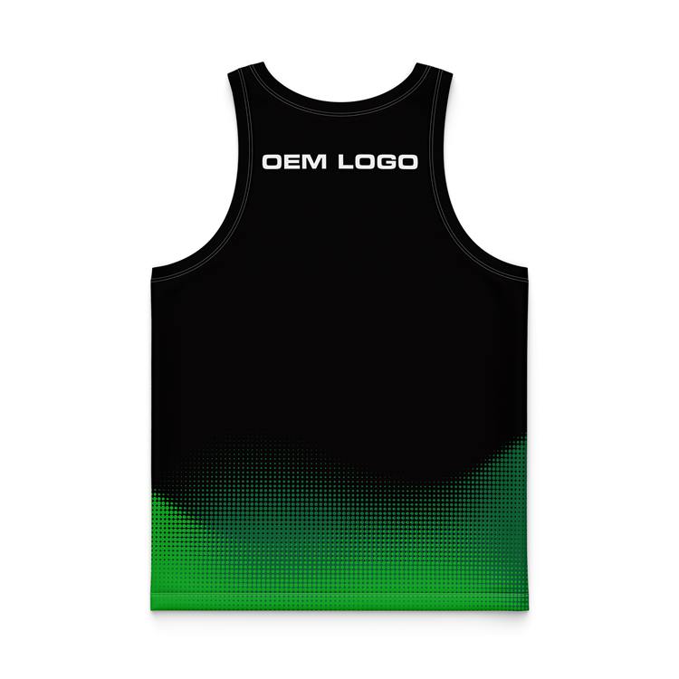 Custom Design 100% Polyester Sublimated Training Vest Singlet Sports