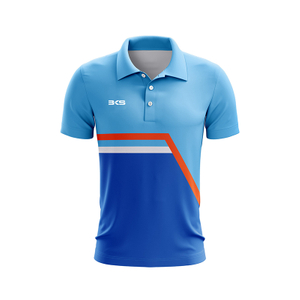 Light Blue Polo Training Jersey for Men