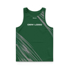 Green Tie Dye Breathable Sports Vest