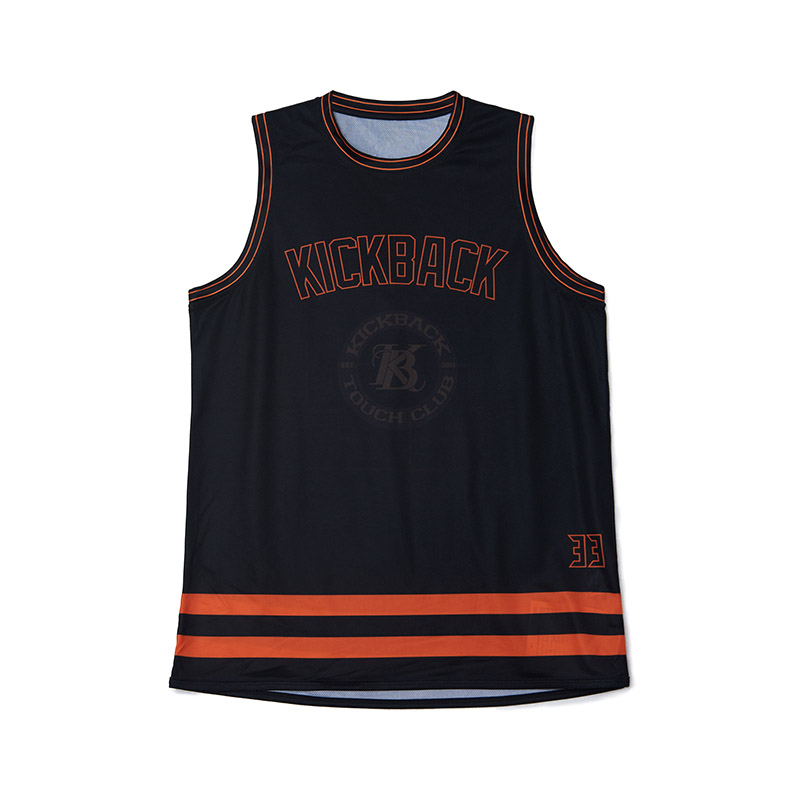 Black Breathable Sports Vest