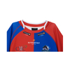 Red, Yellow And Blue Short-sleeved Rugby Jersey