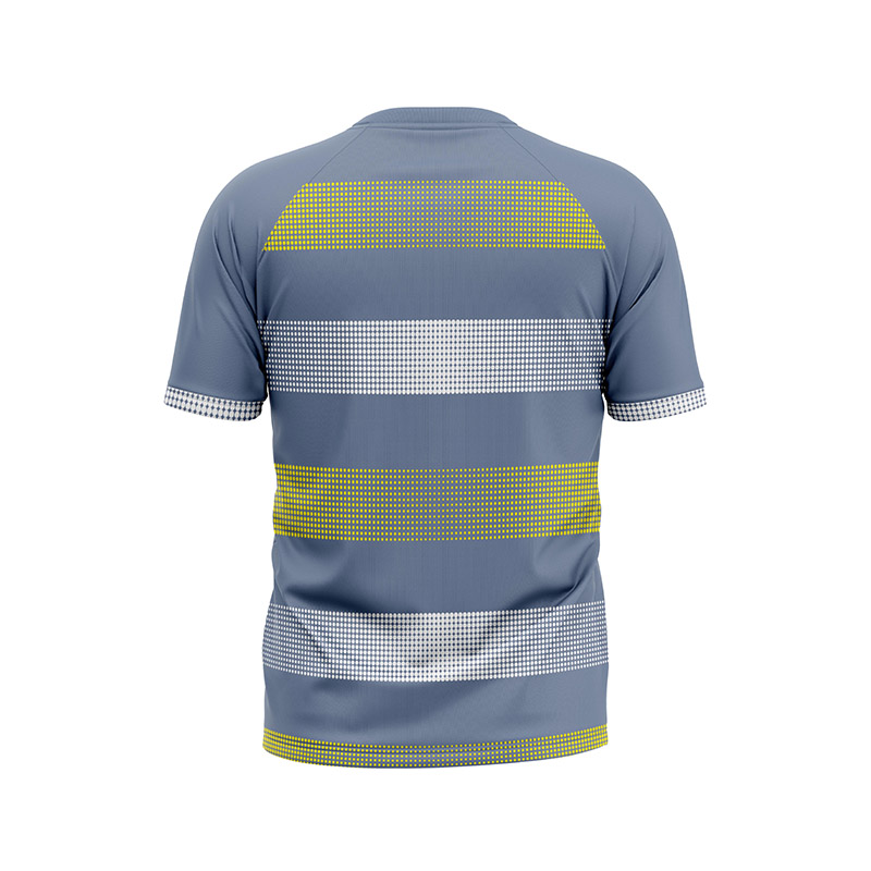 Vintage Sports T-shirt with Plaid Stripes