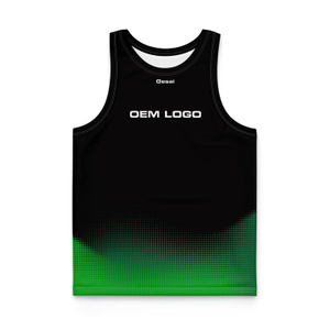 Custom Design 100% Polyester Sublimated Training Vest Singlet Sports