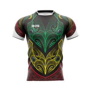 Custom Beautifully Patterned Rugby Jersey