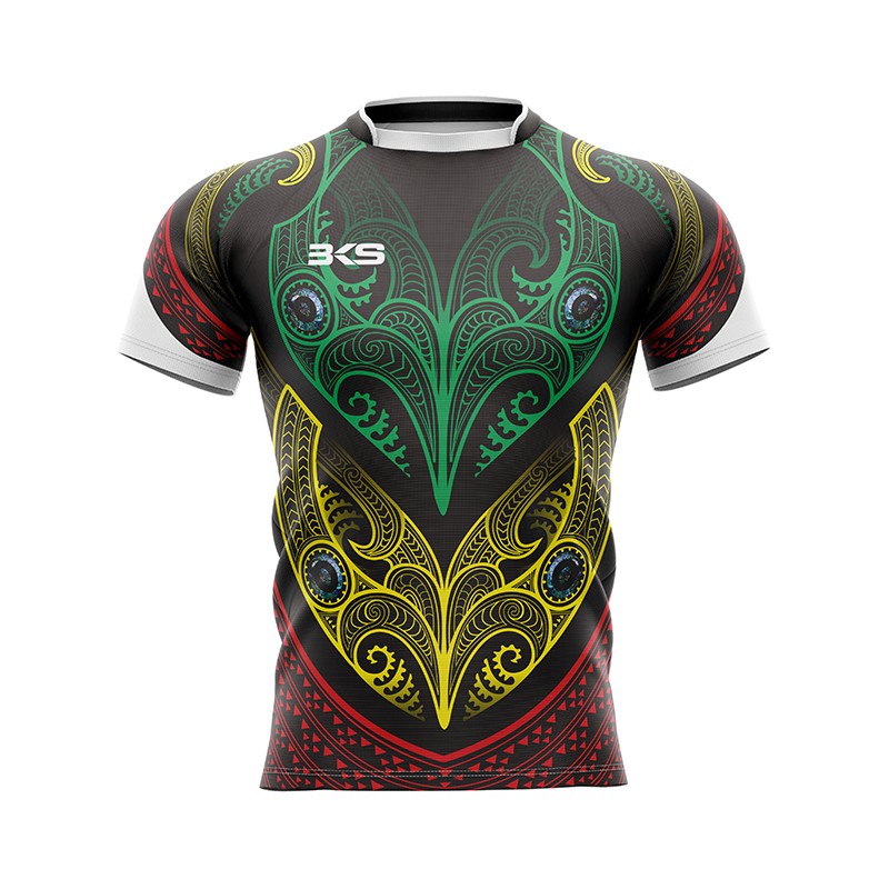 Custom Beautifully Patterned Rugby Jersey