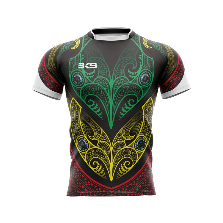 Custom Unisex 100% Polyester Sportswear Rugby Jersey Sublimation Printing