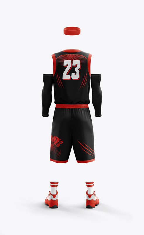 Latest Design Sublimation Printing Custom Jersey Full Sublimation Basketball Suit