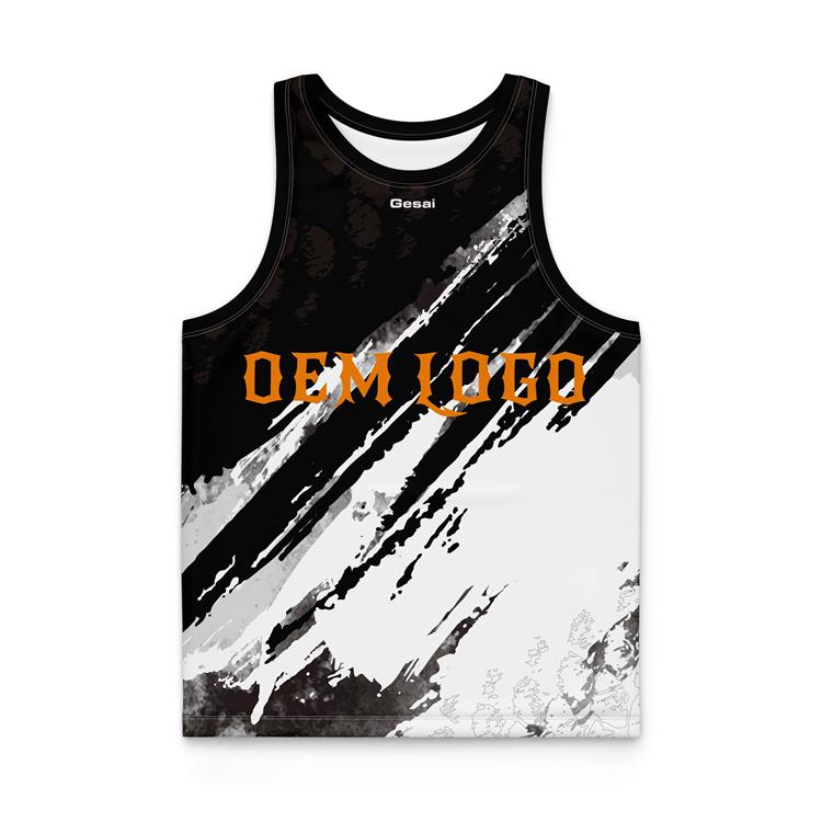 Custom Logo Summer Wicking Training Gym Singlets Men's Tank Tops