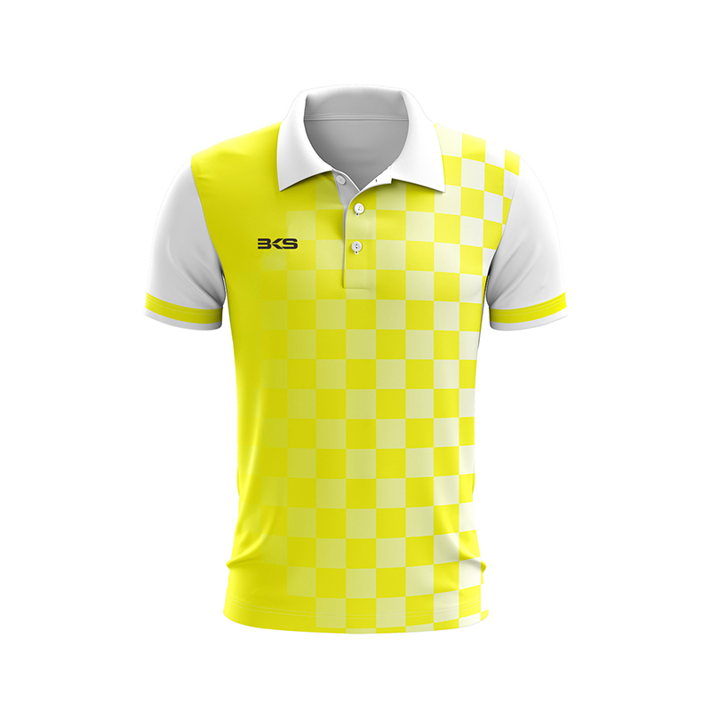 Men's Elastic Polo Training Jersey