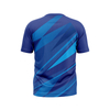 Blue Tie Dye Sports Short Sleeve