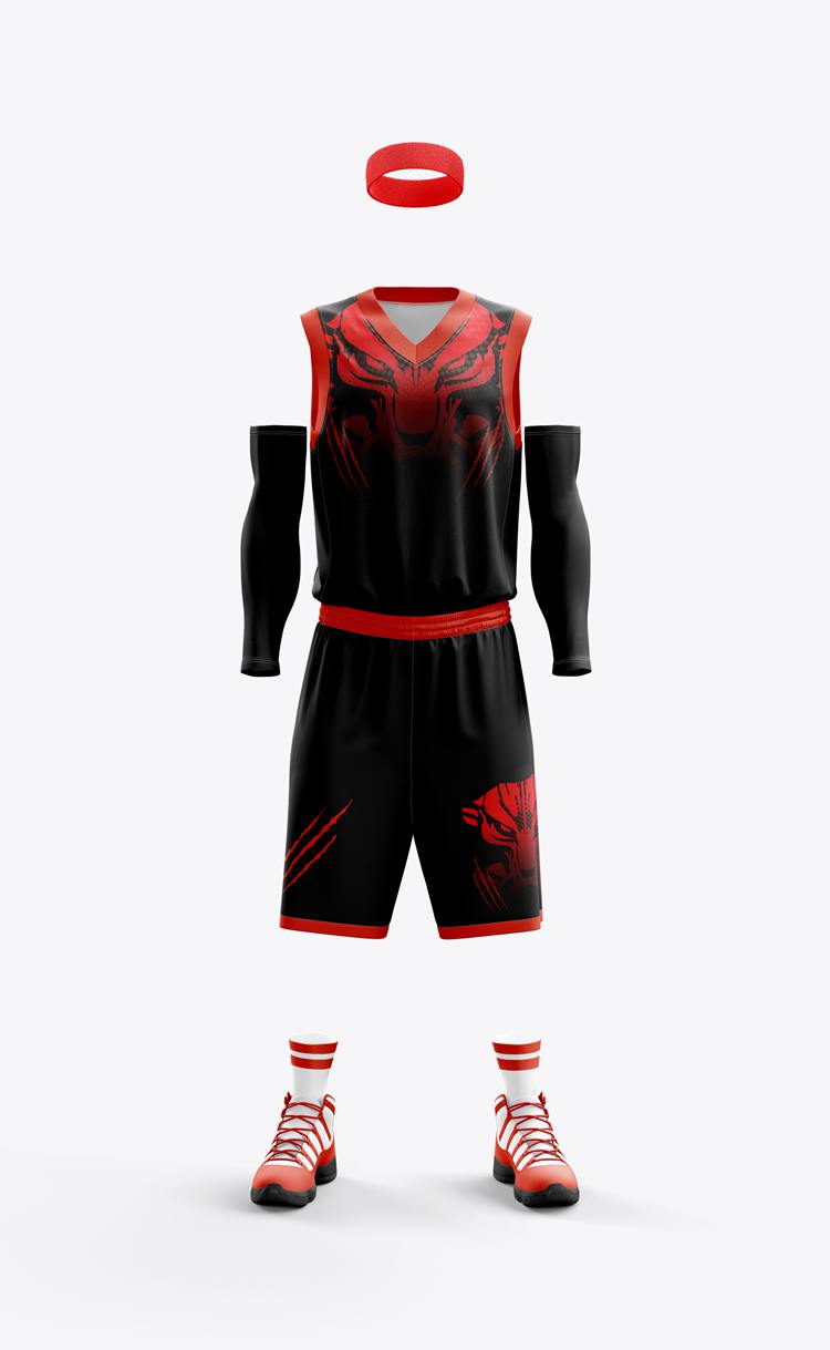 Latest Design Sublimation Printing Custom Jersey Full Sublimation Basketball Suit