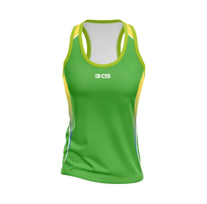 High Quality New Style Printed Wholesale Women' Tank Top Fitness Training Singlet