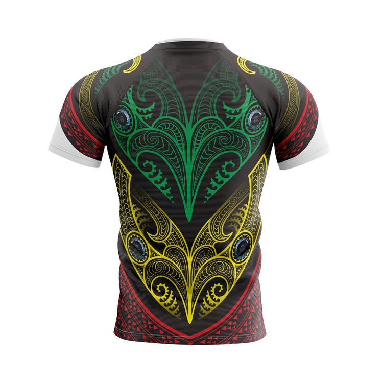 Custom Unisex 100% Polyester Sportswear Rugby Jersey Sublimation Printing