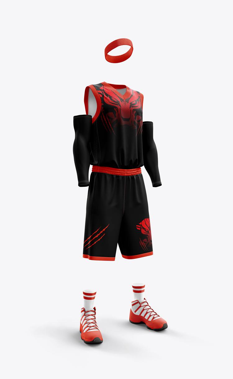 Latest Design Sublimation Printing Custom Jersey Full Sublimation Basketball Suit